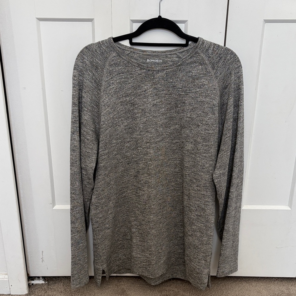 Bonobos Black and White Knit Top